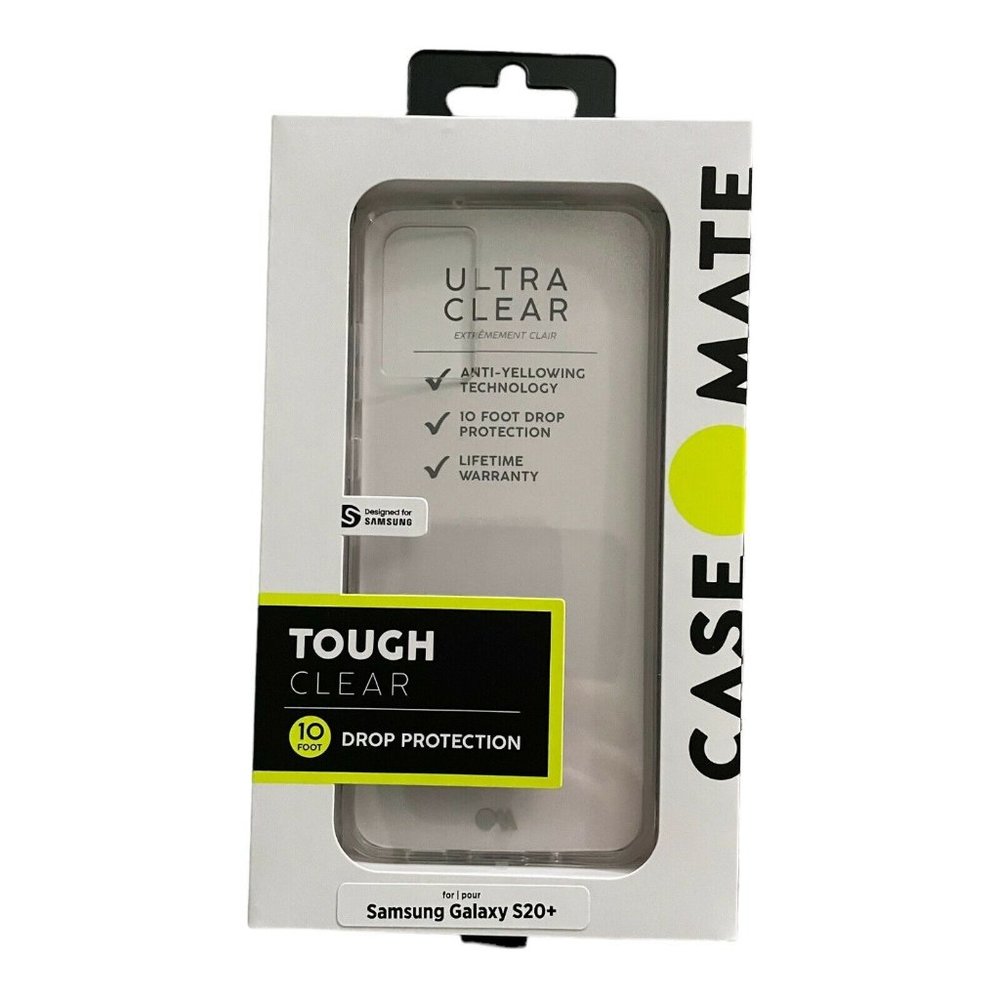 CASEMATE TOUGH CLEAR SAMSUNG GALAXY S20+ PLUS (ONLY) ULTRA CLEAR PHONE CASE